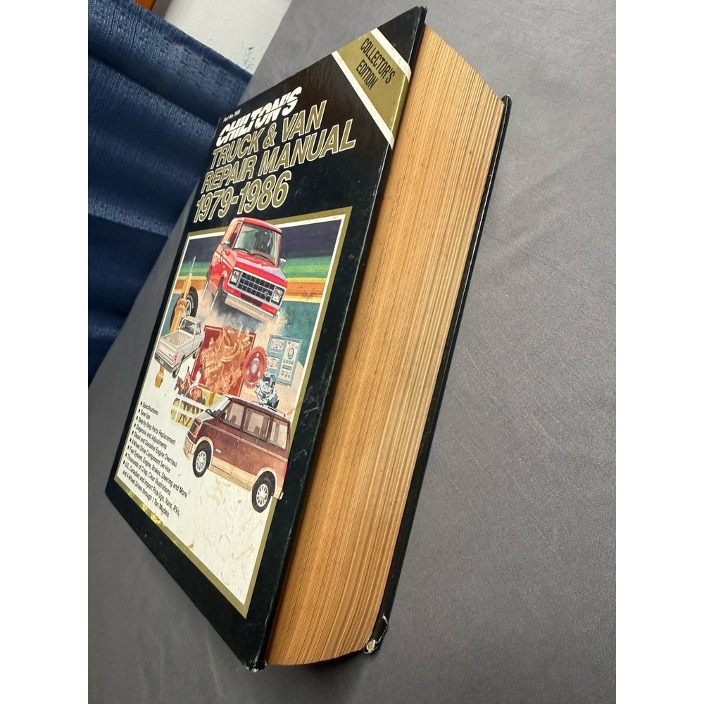Chilton's Truck & Van Repair Manual 1979-1986 Collectors Edition Part No. 7655 - Picture 4 of 5
